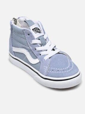 Toddler Blue Sk8-Hi Side Zip Shoe NIB, Size 7.5